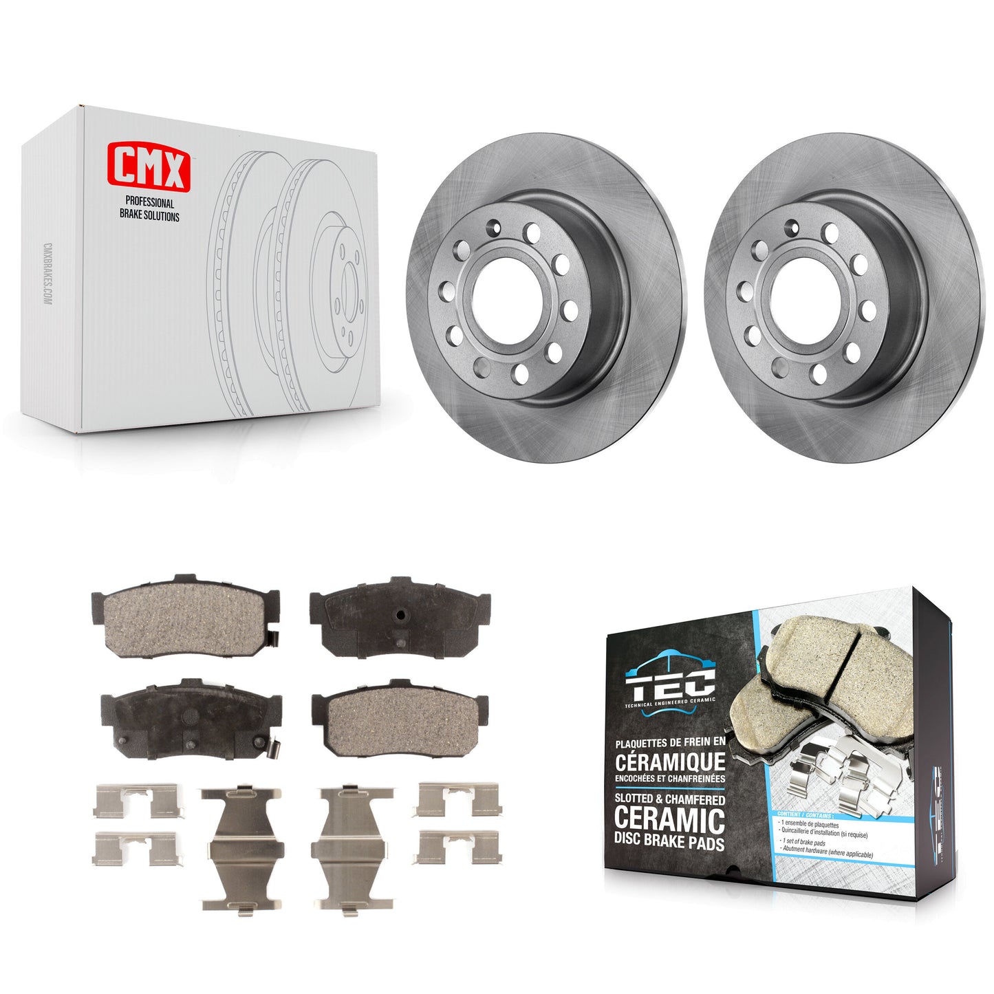 [Arrière] Kit de Disque et plaquette (céramique) de frein pour Nissan Maxima Infiniti I30 INFINITI K8T-101828