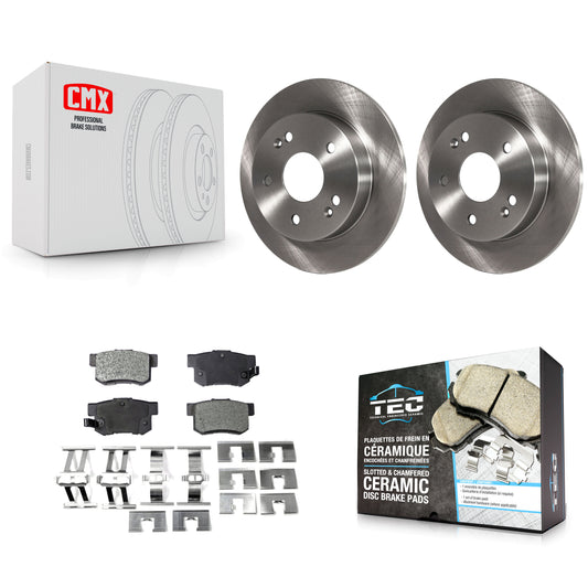 [Arrière] Kit de Disque et plaquette (céramique) de frein pour 1997-2001 Honda Prelude K8T-101833