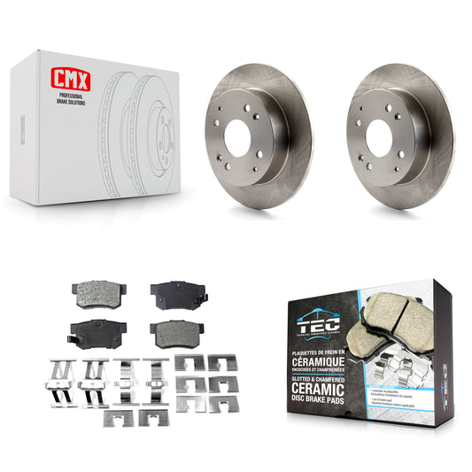 [Arrière] Kit de Disque et plaquette (céramique) de frein pour Honda Accord Acura CL K8T-101834