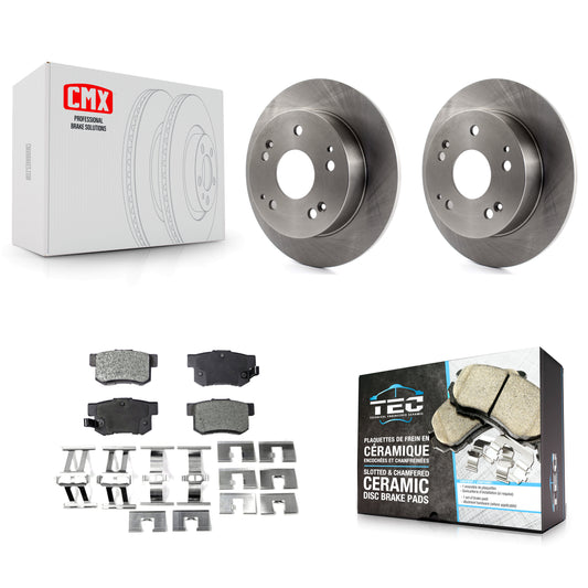 [Arrière] Kit de Disque et plaquette (céramique) de frein pour Honda Accord Civic Acura RSX Integra K8T-101835