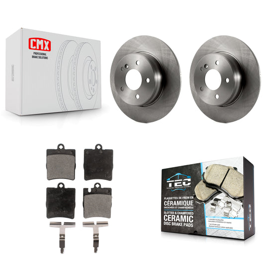 [Arrière] Kit de Disque et plaquette (céramique) de frein pour Mercedes-Benz E320 C230 C240 CLK320 CLK350 C320 C280 E430 SLK350 CLK430 C350 SLK300 K8T-101839