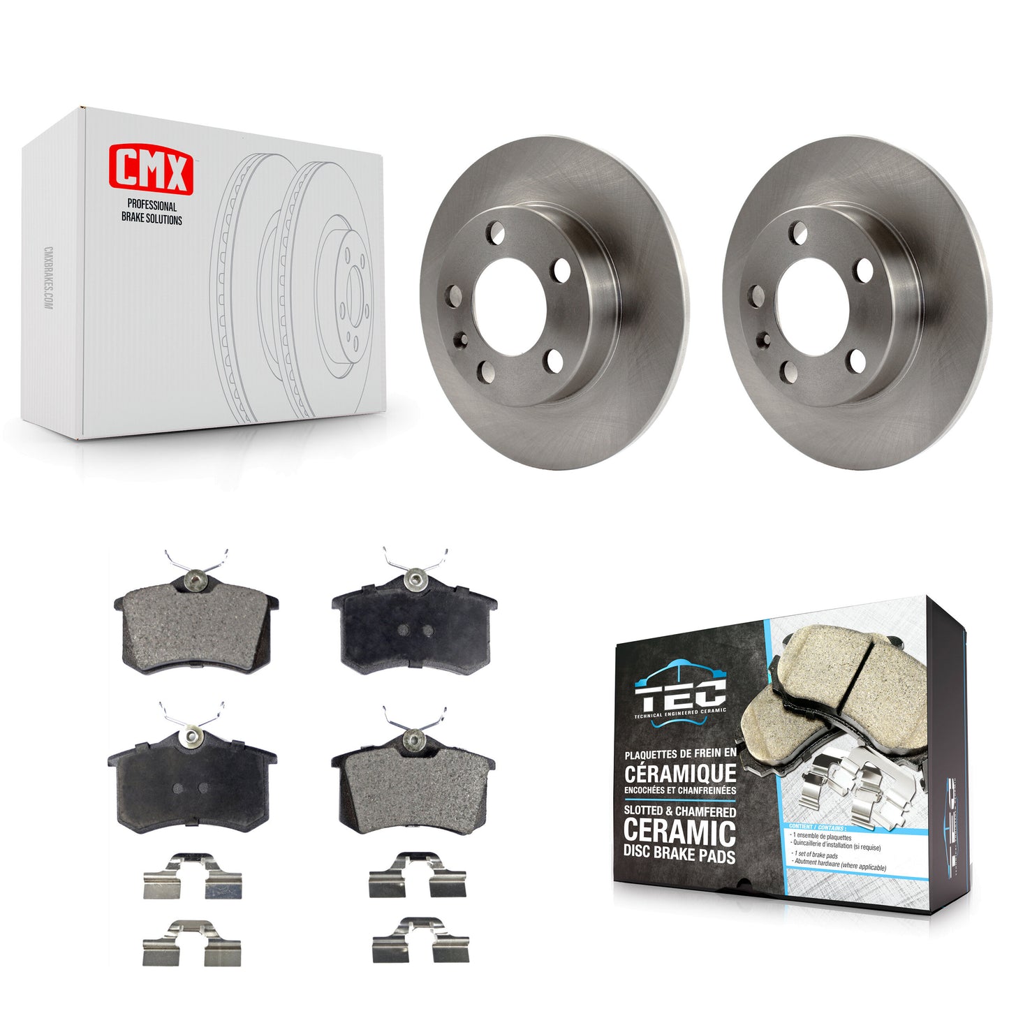 [Arrière] Kit de Disque et plaquette (céramique) de frein pour 2007-2010 Volkswagen Beetle K8T-101841