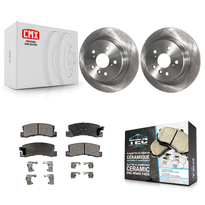 [Arrière] Kit de Disque et plaquette (céramique) de frein pour 1999-2003 Lexus RX300 AWD K8T-101844