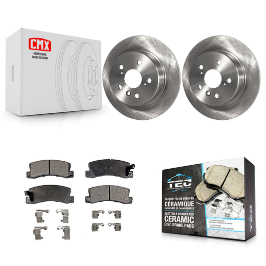 [Arrière] Kit de Disque et plaquette (céramique) de frein pour 1999-2003 Lexus RX300 AWD K8T-101844