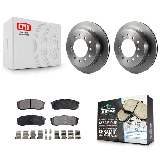 [Arrière] Kit de Disque et plaquette (céramique) de frein pour Toyota 4Runner Sequoia FJ Cruiser Lexus GX470 K8T-101846