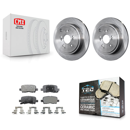 [Arrière] Kit de Disque et plaquette (céramique) de frein pour Honda Pilot Acura MDX K8T-101863