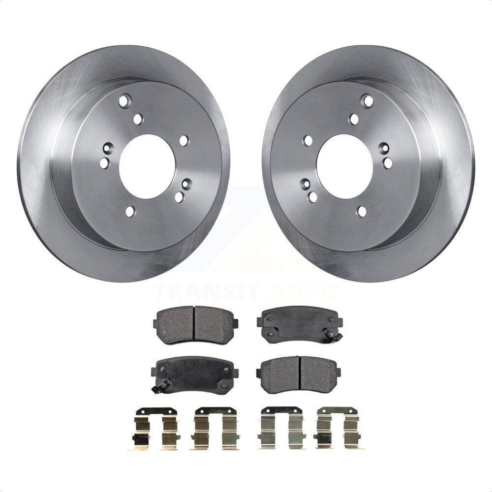 [Arrière] Kit de Disque et plaquette (céramique) de frein pour Hyundai Tucson Kia Sportage AWD K8T-101873 par Transit Auto