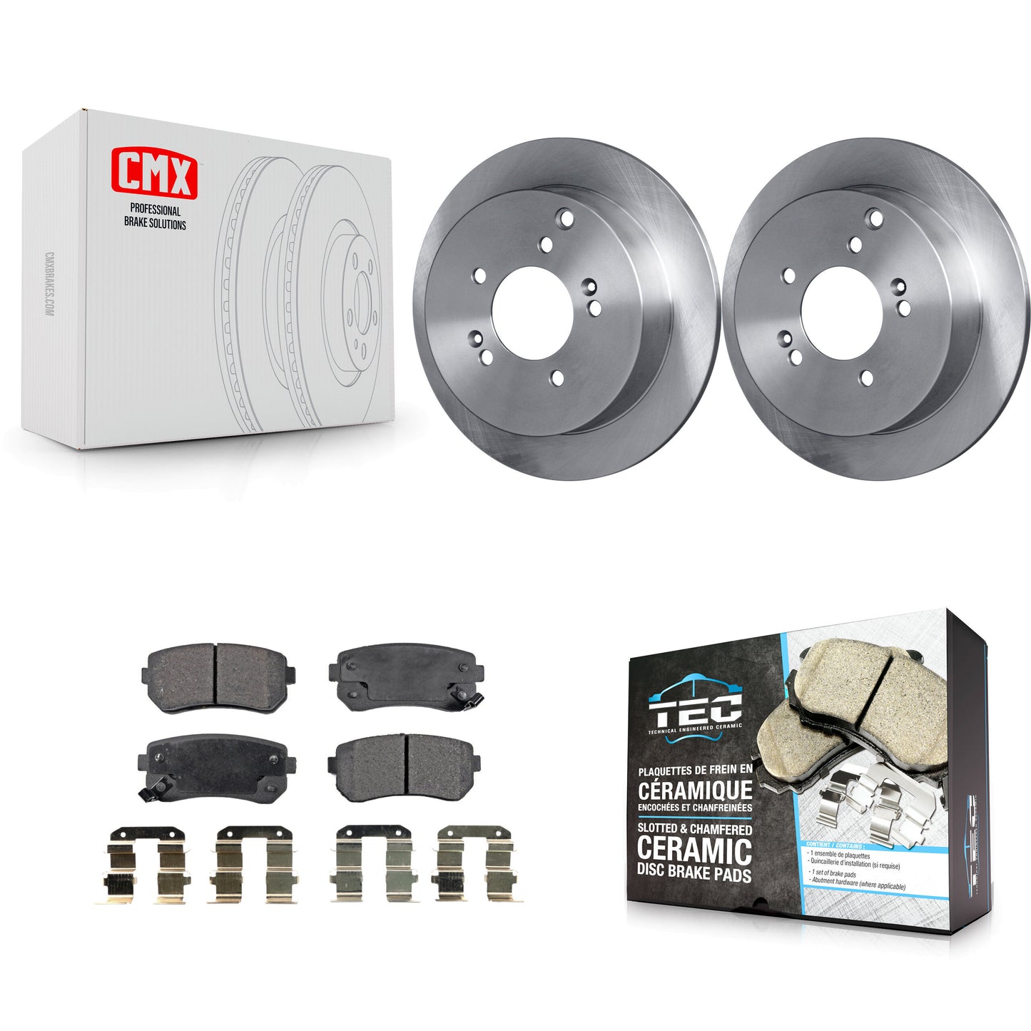 [Arrière] Kit de Disque et plaquette (céramique) de frein pour Hyundai Tucson Kia Sportage AWD K8T-101873