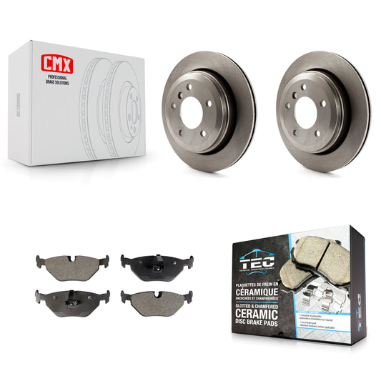 [Arrière] Kit de Disque et plaquette (céramique) de frein pour 2001-2005 BMW 325xi K8T-101878
