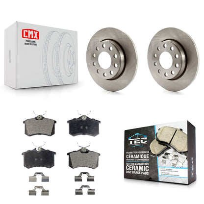 [Arrière] Kit de Disque et plaquette (céramique) de frein pour Audi A4 Quattro avec 255mm Diameter Rotor K8T-101879