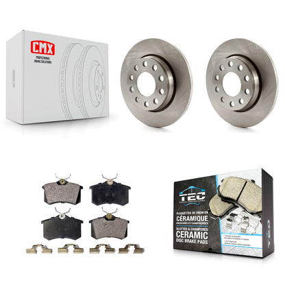 [Arrière] Kit de Disque et plaquette (céramique) de frein pour Audi A4 Quattro avec 255mm Diameter Rotor K8T-101880