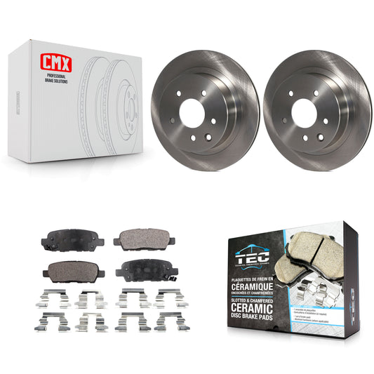 [Arrière] Kit de Disque et plaquette (céramique) de frein pour Nissan Rogue Sport INFINITI G35 Select LEAF Juke 350Z Qashqai X-Trail K8T-101881