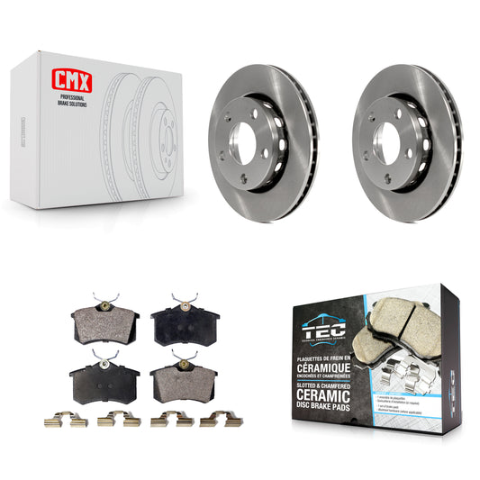 [Arrière] Kit de Disque et plaquette (céramique) de frein pour 2000-2001 Audi S4 K8T-101882