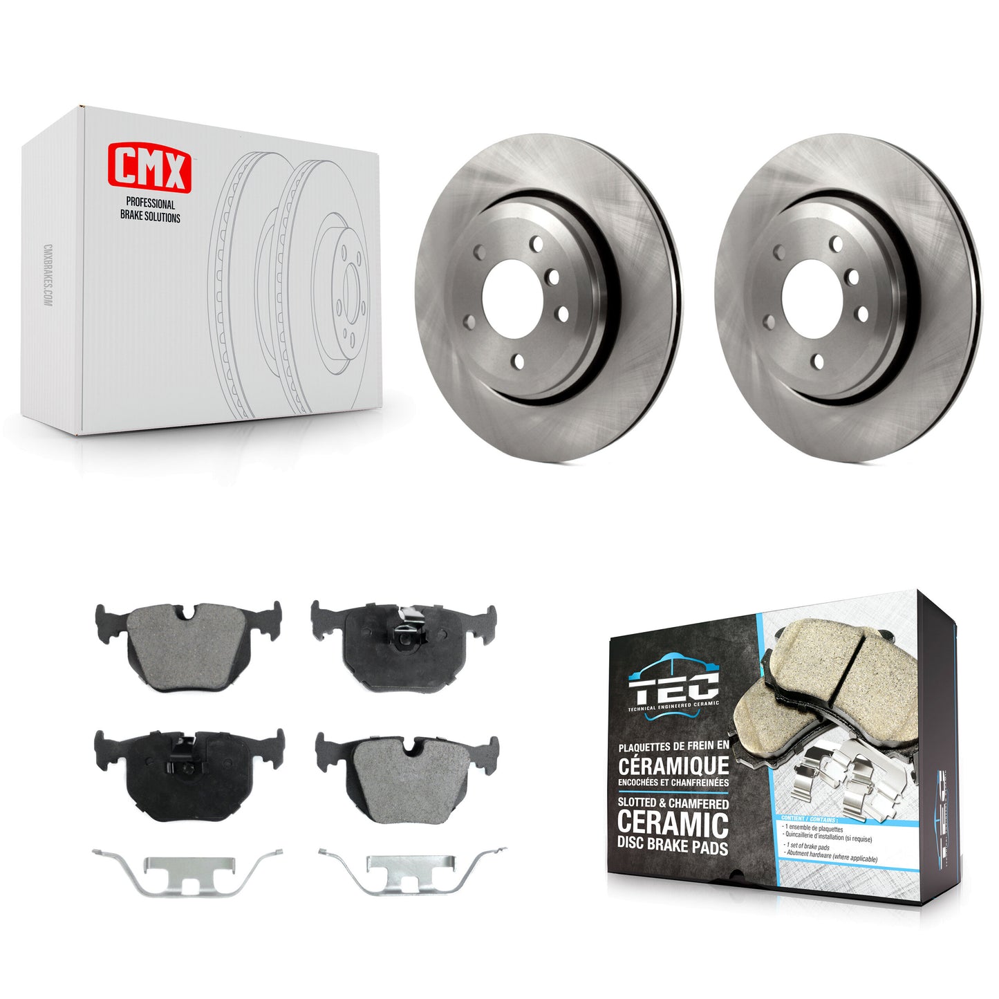 [Arrière] Kit de Disque et plaquette (céramique) de frein pour BMW 330Ci 330i 330xi K8T-101884
