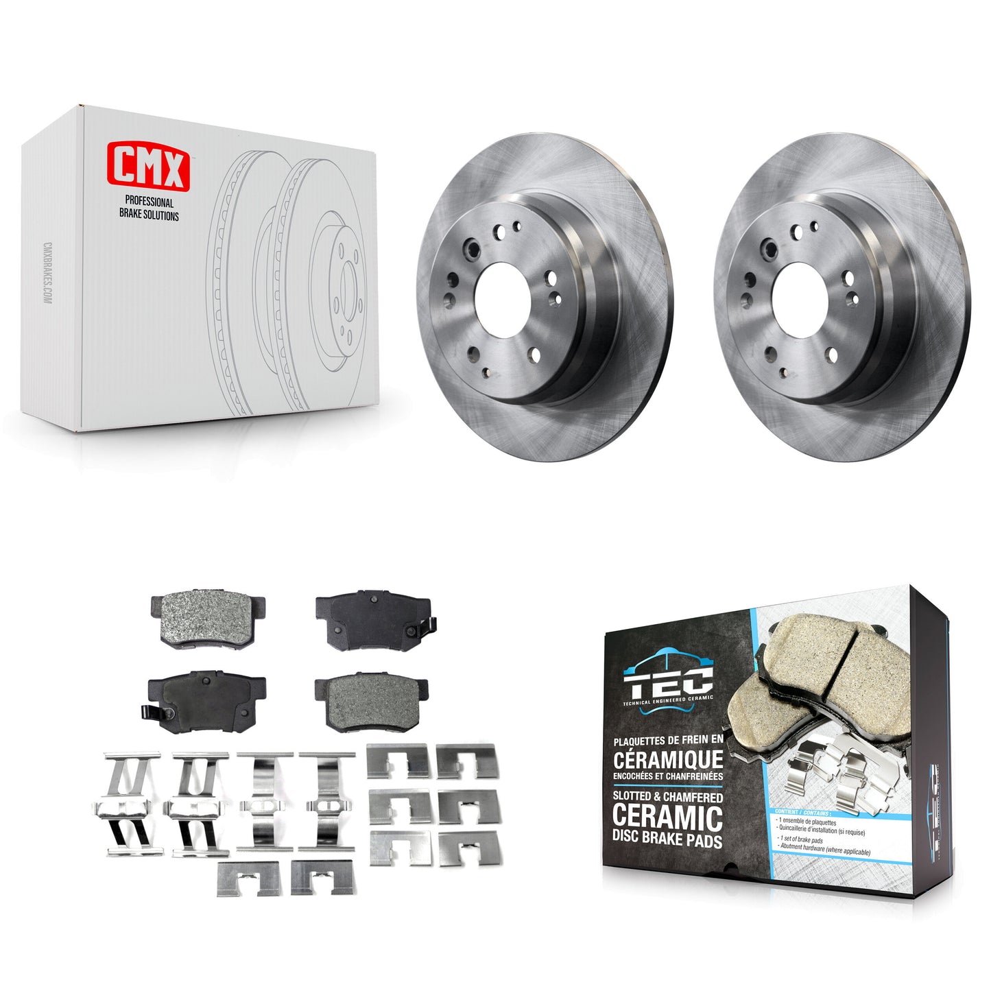 [Arrière] Kit de Disque et plaquette (céramique) de frein pour Acura TL Honda Element K8T-101889
