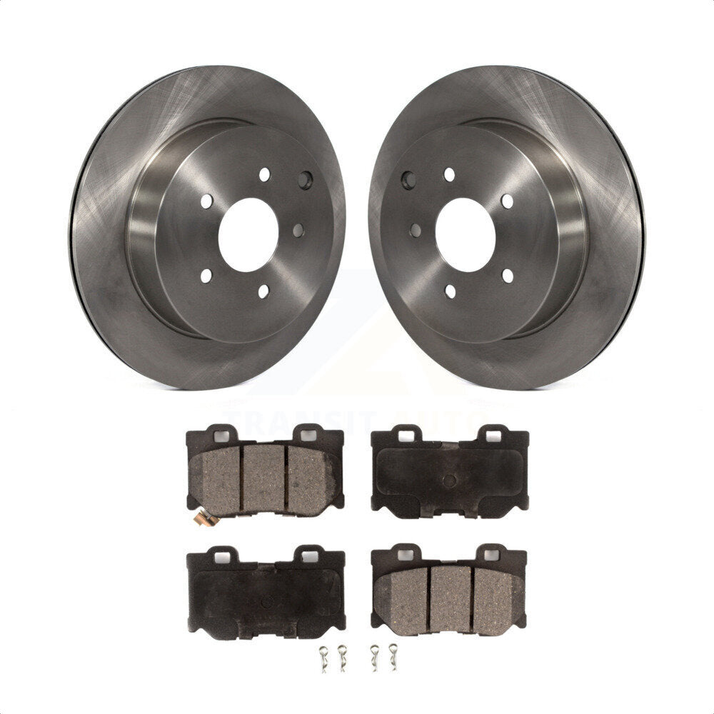 [Arrière] Kit de Disque et plaquette (céramique) de frein pour INFINITI Q50 Q60 Q70 K8T-101890 par Transit Auto