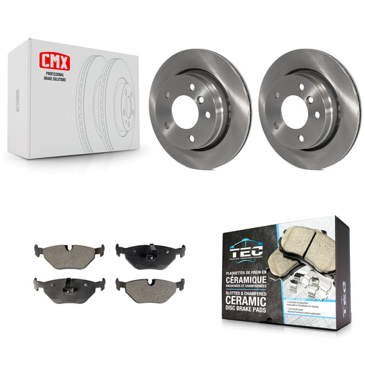 [Arrière] Kit de Disque et plaquette (céramique) de frein pour BMW 323i 323Ci 328i 320i K8T-101898