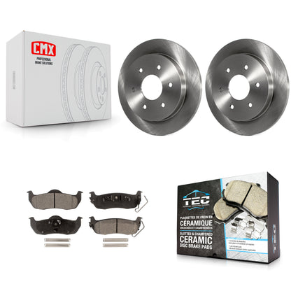 [Arrière] Kit de Disque et plaquette (céramique) de frein pour Nissan Titan Armada INFINITI QX56 Pathfinder TITAN K8T-101899