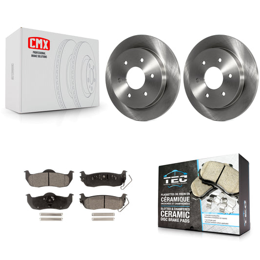 [Arrière] Kit de Disque et plaquette (céramique) de frein pour Nissan Titan Armada INFINITI QX56 Pathfinder TITAN K8T-101899