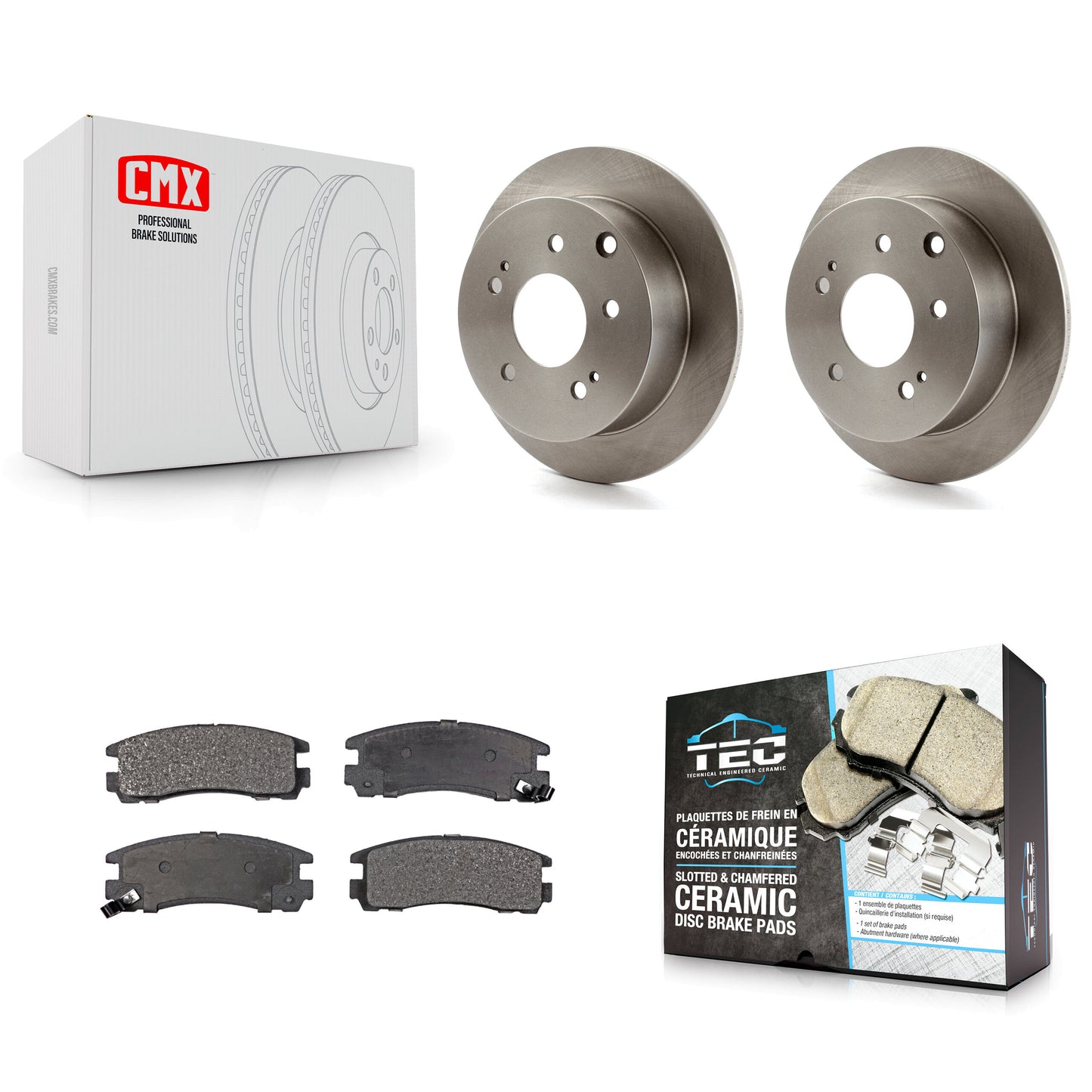 [Arrière] Kit de Disque et plaquette (céramique) de frein pour Mitsubishi Galant Eclipse K8T-101902
