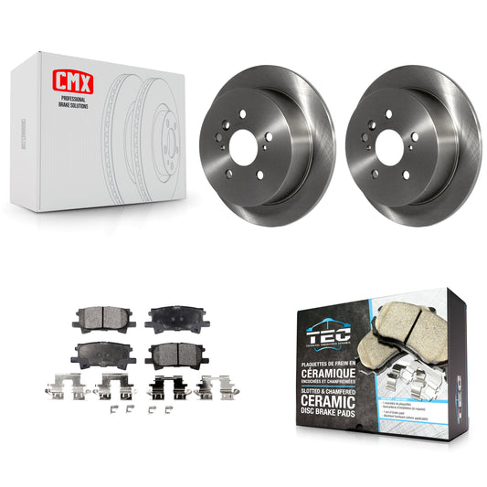 [Arrière] Kit de Disque et plaquette (céramique) de frein pour Lexus Toyota Highlander RX350 RX330 RX400h K8T-101903
