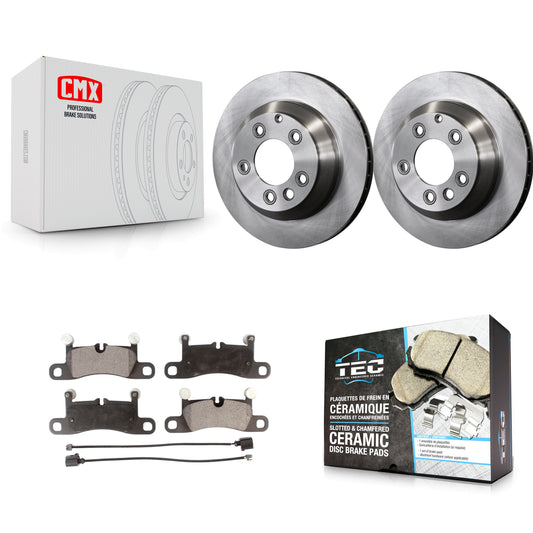[Arrière] Kit de Disque et plaquette (céramique) de frein pour Porsche Cayenne Volkswagen Touareg K8T-101906