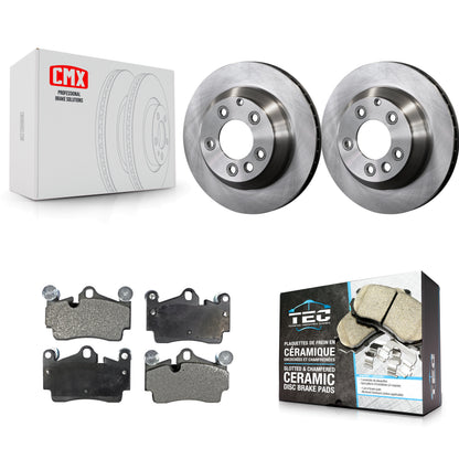 [Arrière] Kit de Disque et plaquette (céramique) de frein pour Audi Q7 Porsche Cayenne Volkswagen Touareg K8T-101907
