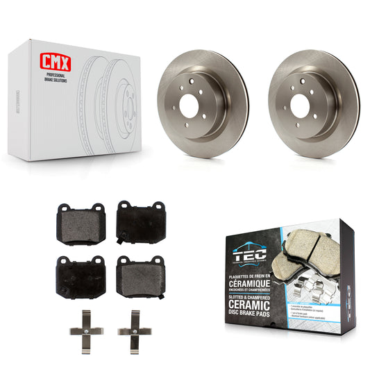 [Arrière] Kit de Disque et plaquette (céramique) de frein pour Nissan 350Z Infiniti G35 INFINITI avec Brembo Brakes K8T-101908