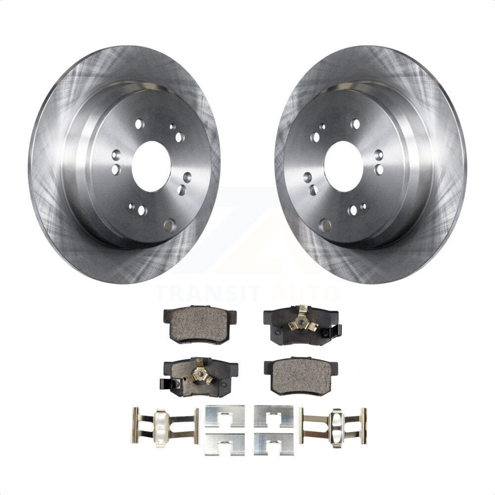 [Arrière] Kit de Disque et plaquette (céramique) de frein pour Honda CR-V Acura RDX K8T-101916 par Transit Auto