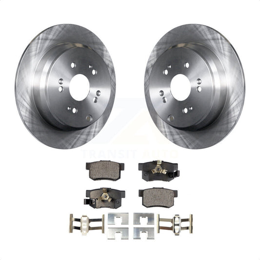 [Arrière] Kit de Disque et plaquette (céramique) de frein pour Honda CR-V Acura RDX K8T-101916 par Transit Auto