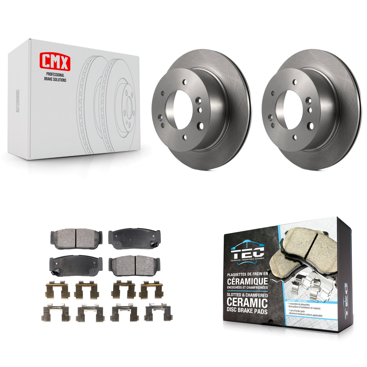 [Arrière] Kit de Disque et plaquette (céramique) de frein pour 2003-2006 Kia Sorento K8T-101920