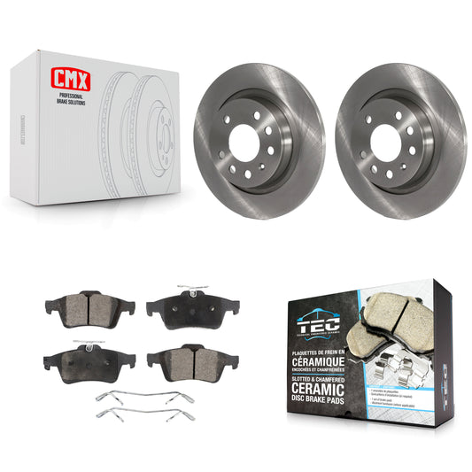 [Arrière] Kit de Disque et plaquette (céramique) de frein pour Saab 9-3 9-3X avec Solid Rotor K8T-101923