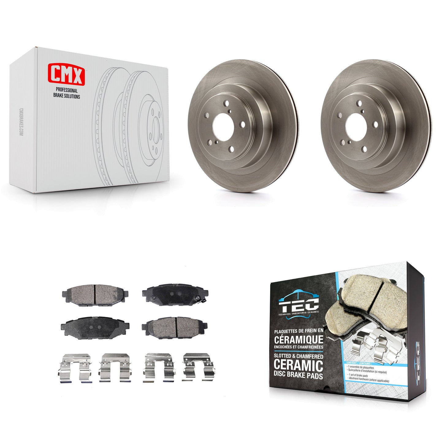 [Arrière] Kit de Disque et plaquette (céramique) de frein pour Subaru Legacy K8T-101929