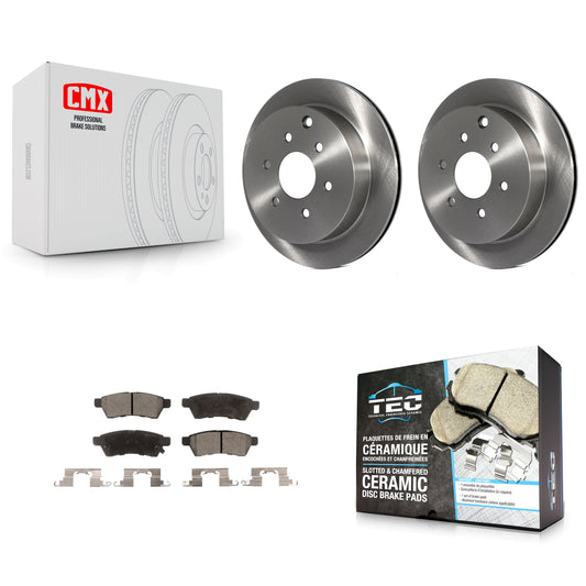 [Arrière] Kit de Disque et plaquette (céramique) de frein pour Nissan Frontier Xterra Suzuki Equator K8T-101935