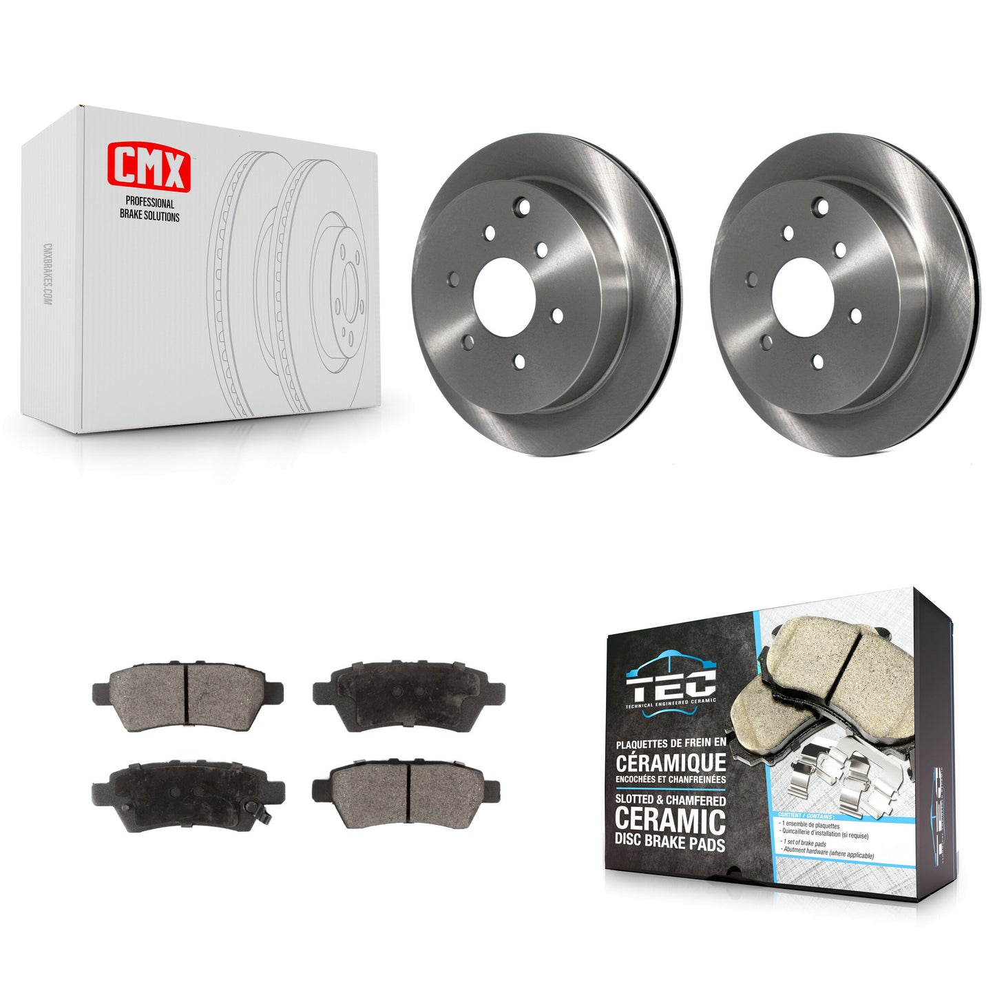[Arrière] Kit de Disque et plaquette (céramique) de frein pour 2006-2007 Nissan Xterra K8T-101936