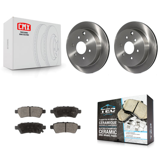 [Arrière] Kit de Disque et plaquette (céramique) de frein pour 2006-2007 Nissan Xterra K8T-101936