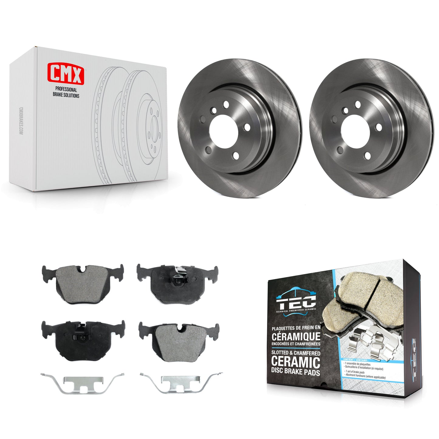 [Arrière] Kit de Disque et plaquette (céramique) de frein pour 2004-2010 BMW X3 K8T-101942