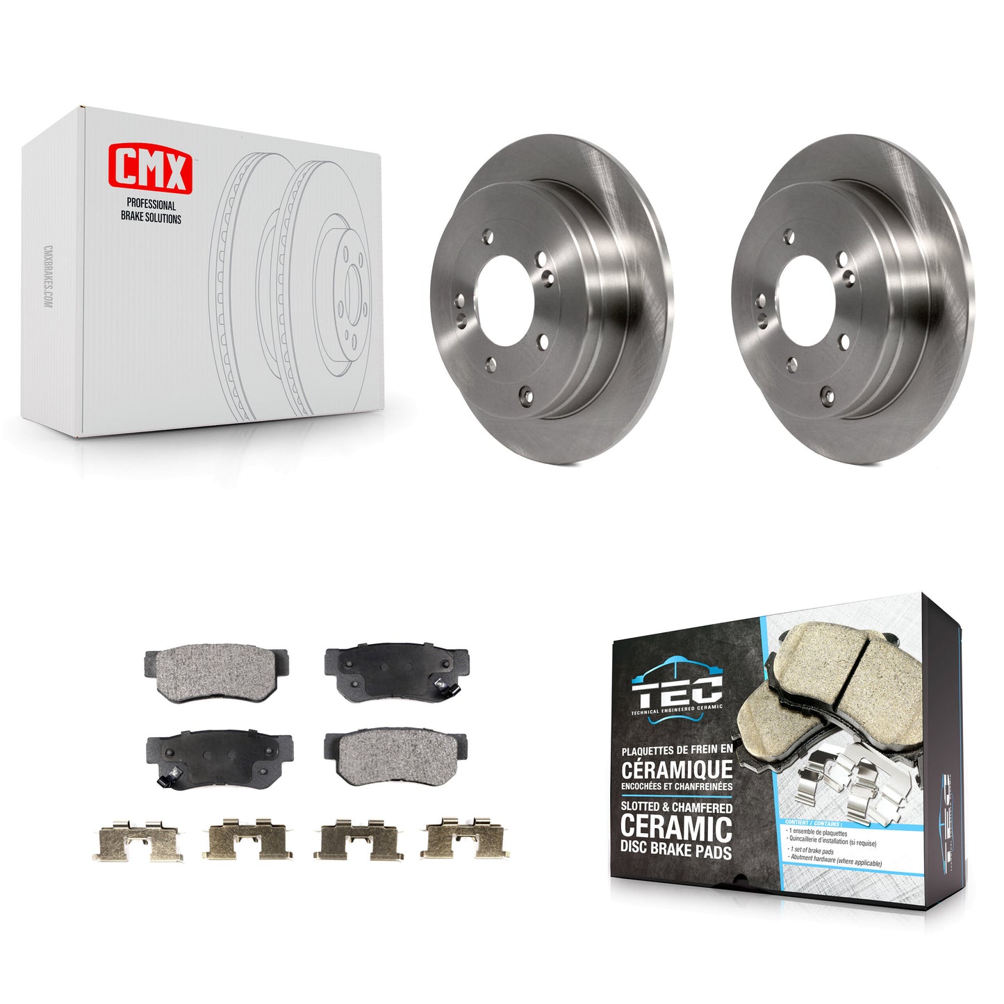 [Arrière] Kit de Disque et plaquette (céramique) de frein pour 2006-2009 Hyundai Azera K8T-101945