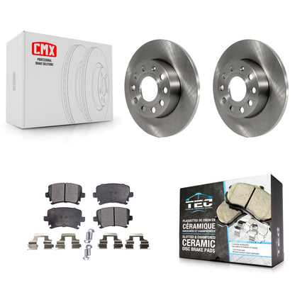 [Arrière] Kit de Disque et plaquette (céramique) de frein pour Volkswagen Jetta Rabbit Audi A3 Quattro K8T-101950