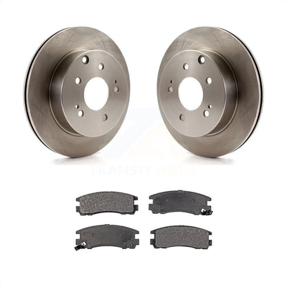 [Arrière] Kit de Disque et plaquette (céramique) de frein pour 2007 Mitsubishi Galant Ralliart K8T-101954 par Transit Auto
