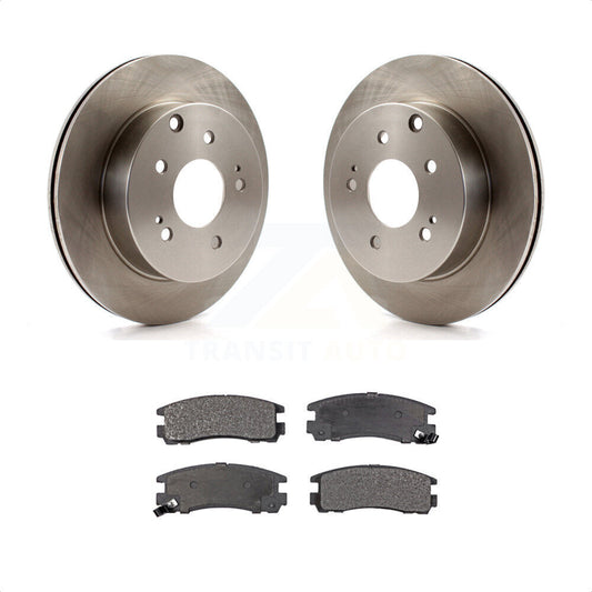 [Arrière] Kit de Disque et plaquette (céramique) de frein pour 2007 Mitsubishi Galant Ralliart K8T-101954 par Transit Auto