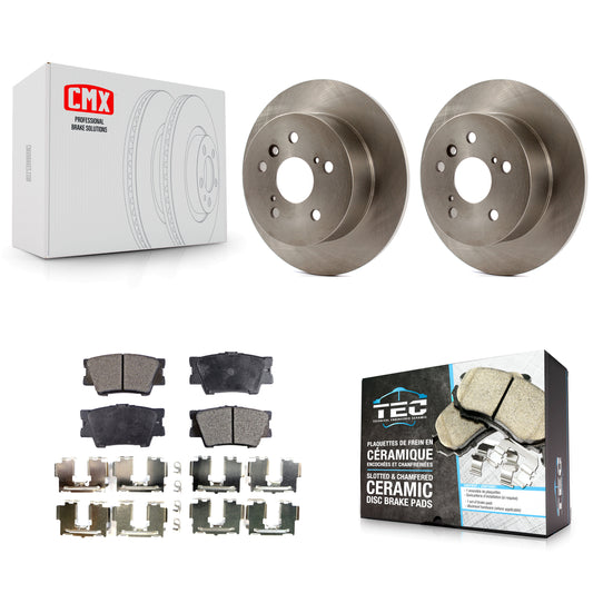 [Arrière] Kit de Disque et plaquette (céramique) de frein pour Toyota Camry Lexus ES350 Avalon K8T-101959