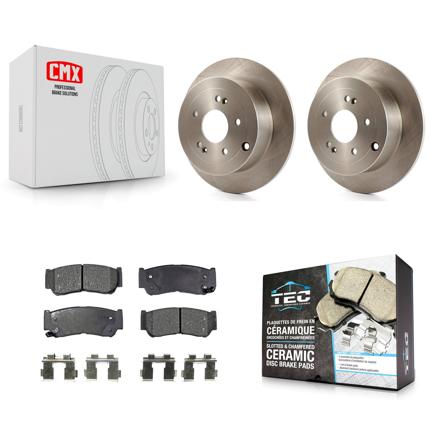 [Arrière] Kit de Disque et plaquette (céramique) de frein pour 2007-2009 Hyundai Santa Fe K8T-101964