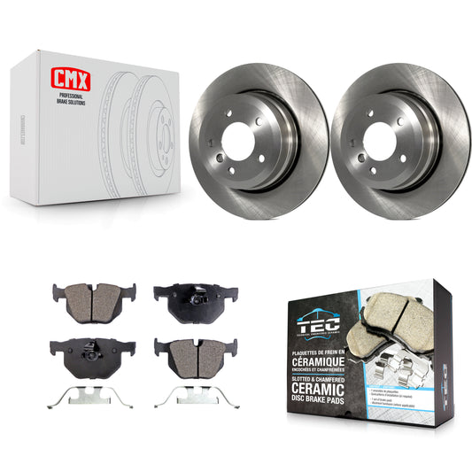 [Arrière] Kit de Disque et plaquette (céramique) de frein pour BMW 530xi 535xi 528i xDrive 535i 528xi 525xi K8T-101974