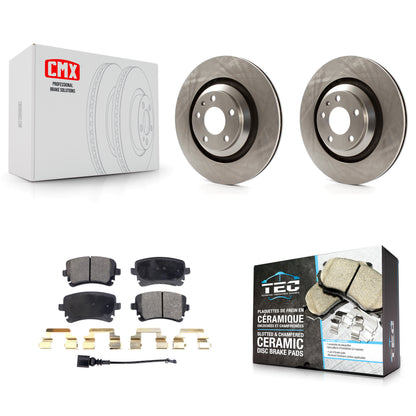 [Arrière] Kit de Disque et plaquette (céramique) de frein pour Audi A6 Quattro avec 330mm Diameter Rotor K8T-101977