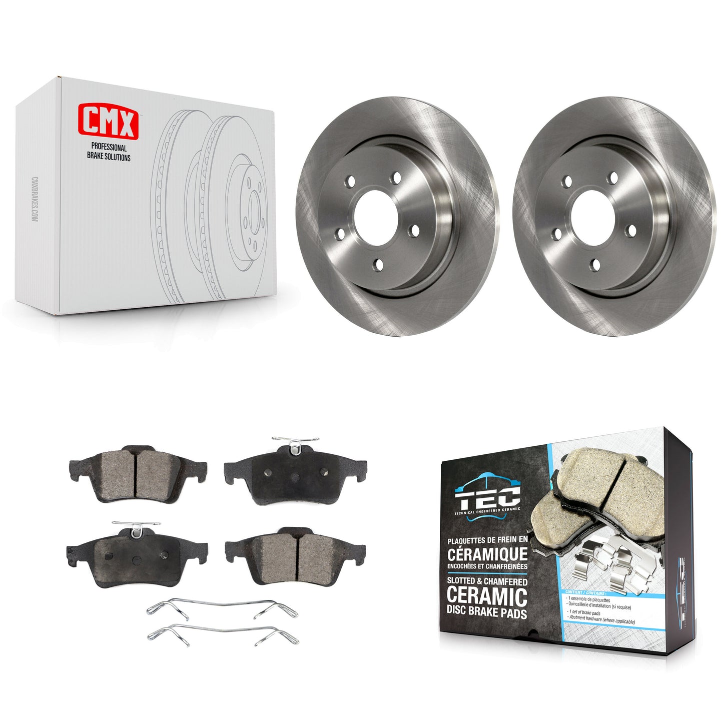 [Arrière] Kit de Disque et plaquette (céramique) de frein pour Volvo S40 C70 C30 V50 K8T-101982