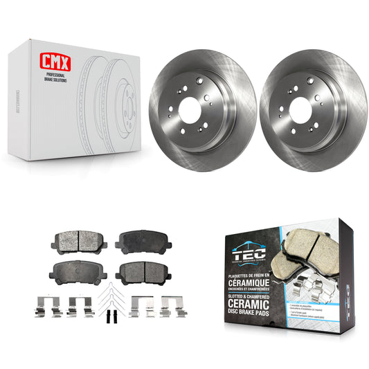 [Arrière] Kit de Disque et plaquette (céramique) de frein pour Honda Odyssey Pilot Acura MDX ZDX K8T-101983