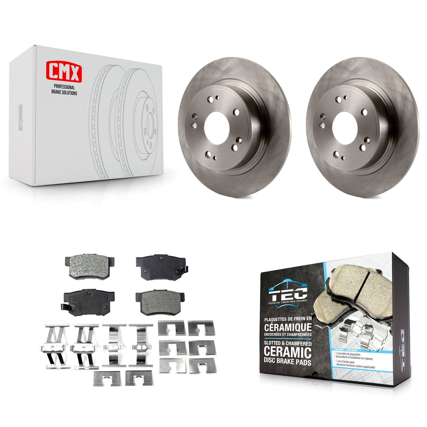 [Arrière] Kit de Disque et plaquette (céramique) de frein pour Honda Accord Acura ILX K8T-101986
