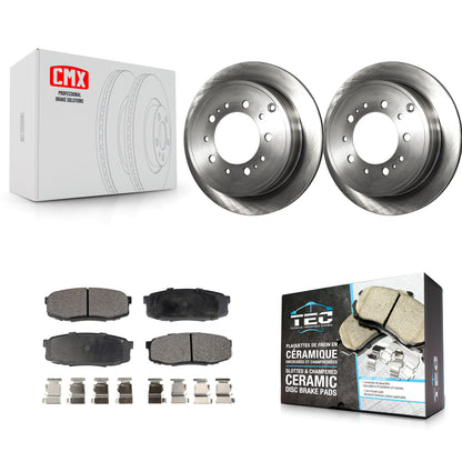 [Arrière] Kit de Disque et plaquette (céramique) de frein pour Toyota Tundra Sequoia Lexus LX570 Land Cruiser K8T-101988