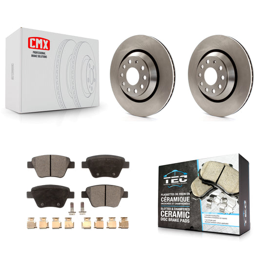 [Arrière] Kit de Disque et plaquette (céramique) de frein pour 2013 Volkswagen GTI avec 310mm Diameter Rotor K8T-101990